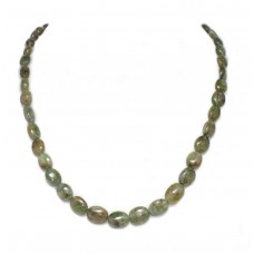 Strand Tourmaline Beads Natural Necklace 1 Line Gem Stone Handmade Women D796